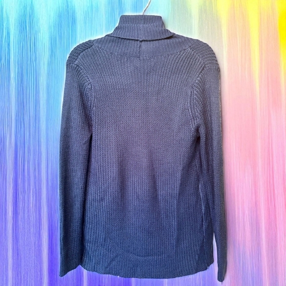 Zara - Cardigan Navy Blue - Sz M - Picture 4 of 8